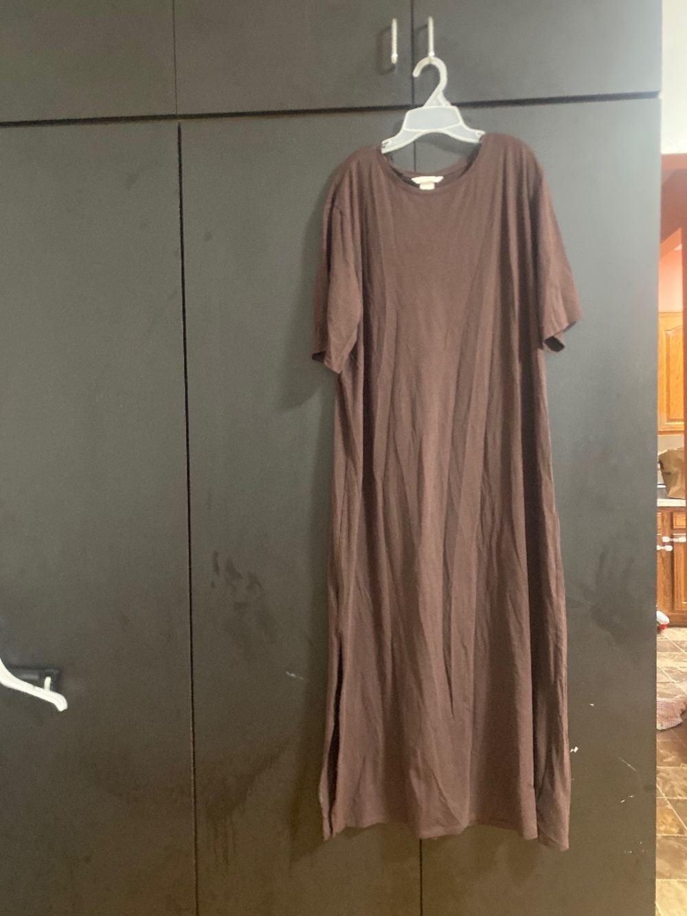 Women midi h&m dress brown